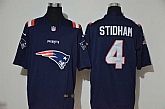 Nike Patriots 4 Jarrett Stidham Navy Team Big Logo Vapor Untouchable Limited Jersey,baseball caps,new era cap wholesale,wholesale hats